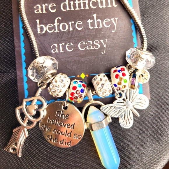 2 for 40 BULLET PENDANT CHARM BRACELETS - Picture 1 of 3